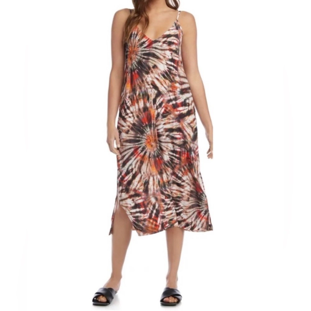 SS 🌺 Karen Kane Tie Dye Print Midi Dress